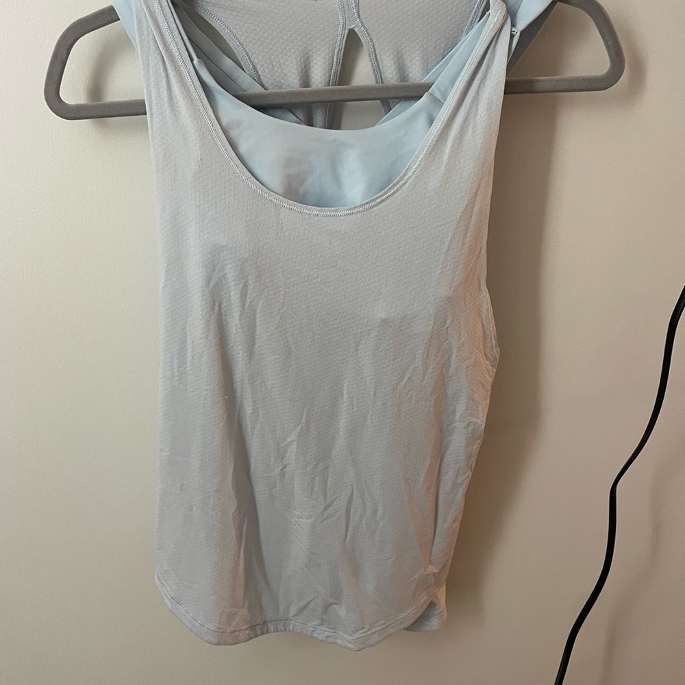 Lululemon Light Blue Women's Tank Top